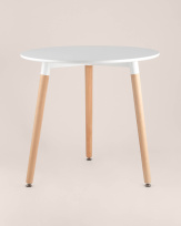 Стол круглый EAMES DST NEW D80 белый Стол круглый EAMES DST NEW D80 белый