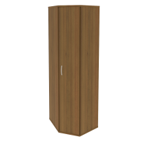 Riva Шкаф высокий угловой для документов А.СТ-1.10 Белый 600*600*1980