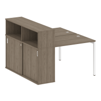 Metal System Quattro Р. ст. с шкафом-купе на П-образном м/к 40БП.РС-СШК-2.1 Т Акация/Антрацит металл 1410*1475*1098 Metal System Quattro Р. ст. с шкафом-купе на П-образном м/к 40БП.РС-СШК-2.1 Т Акация/Антрацит металл 1410*1475*1098