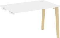Onix Wood Стол-приставка OW.SPR-2.7 Дуб Мали/Дуб Светлый/Металл Белый 1180*720*750 Onix Wood Стол-приставка OW.SPR-2.7 Дуб Мали/Дуб Светлый/Металл Белый 1180*720*750