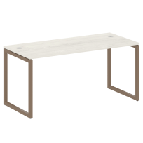 Metal System Quattro Стол офисный на О-образном м/к 40БО.СП-4 Вяз/Мокко металл 1600×720×750 Metal System Quattro Стол офисный на О-образном м/к 40БО.СП-4 Вяз/Мокко металл 1600×720×750