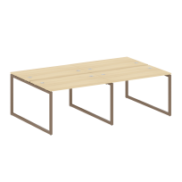 Metal System Quattro Р. ст. на 4 раб. места на О-образном м/к 40БО.СМ-4.2 Акация/Антрацит металл 2400*1475*750 Metal System Quattro Р. ст. на 4 раб. места на О-образном м/к 40БО.СМ-4.2 Акация/Антрацит металл 2400*1475*750