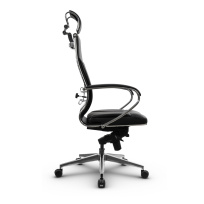 Кресло для руководителя Метта L 2c 46/K_17839_Кожа перфорированная NewLeather - Черный_Кожа перфорированная NewLeather - Черный Кресло для руководителя Метта L 2c 46/K_17839_Кожа перфорированная NewLeather - Черный_Кожа перфорированная NewLeather - Черный