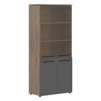 Шкаф для документов комбинированный Morris Trend MHC 85.2 Сосна Нордик/Антрацит 854×423×1956 Шкаф для документов комбинированный Morris Trend MHC 85.2 Сосна Нордик/Антрацит 854×423×1956