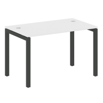 Metal System Quattro Стол офисный на П-образном м/к 50БП.СП-2 Вяз/Мокко металл 1200×720×750