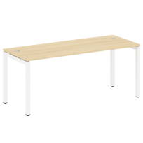 Metal System Quattro Стол офисный на П-образном м/к 50БП.СП-5 Вяз/Мокко металл 1800×720×750 Metal System Quattro Стол офисный на П-образном м/к 50БП.СП-5 Вяз/Мокко металл 1800×720×750