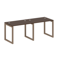 Metal System Quattro Р. ст. на 2 раб. места на О-образном м/к 50БО.СМ-2.1 Акация/Антрацит металл 2000*720*750 Metal System Quattro Р. ст. на 2 раб. места на О-образном м/к 50БО.СМ-2.1 Акация/Антрацит металл 2000*720*750