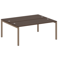 Metal System Quattro Р. ст. на П-образном м/к 50БП.РАС-СП-2.5 Акация/Антрацит металл 1800*1475*750