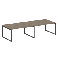 Metal System Quattro Перег. стол (2 столешницы) на О-образном м/к 40БО.ПРГ-2.4 Акация/Антрацит металл 3200*1235*750 Metal System Quattro Перег. стол (2 столешницы) на О-образном м/к 40БО.ПРГ-2.4 Акация/Антрацит металл 3200*1235*750