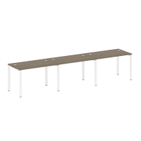 Metal System Р. ст. на 3 раб. места на П-образном м/к БП.СМ-3.2 Акация/Антрацит металл 3600*720*750