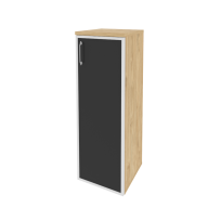 Onix Шкаф средний узкий правый O.SU-2.4 R (R) black Тиквуд светлый/Стекло black 400*420*1207 Onix Шкаф средний узкий правый O.SU-2.4 R (R) black Тиквуд светлый/Стекло black 400*420*1207
