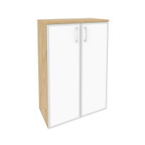 Onix Шкаф средний широкий O.ST-2.4 R white Тиквуд светлый/Стекло whitе 800*420*1207 Onix Шкаф средний широкий O.ST-2.4 R white Тиквуд светлый/Стекло whitе 800*420*1207