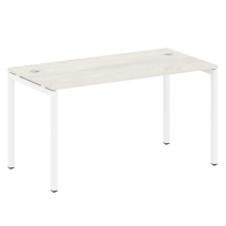Metal System Quattro Стол офисный на П-образном м/к 40БП.СП-3 Вяз/Мокко металл 1400×720×750 Metal System Quattro Стол офисный на П-образном м/к 40БП.СП-3 Вяз/Мокко металл 1400×720×750