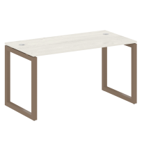 Metal System Quattro Стол офисный на О-образном м/к 50БО.СП-3 Вяз/Мокко металл 1400×720×750 Metal System Quattro Стол офисный на О-образном м/к 50БО.СП-3 Вяз/Мокко металл 1400×720×750