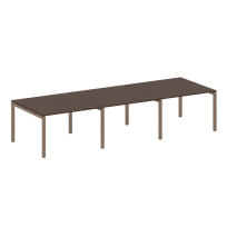 Metal System Quattro Перег. стол (3 столешницы) на П-оразном м/к 50БП.ПРГ-3.2 Акация/Антрацит металл 3600*1235*750 Metal System Quattro Перег. стол (3 столешницы) на П-оразном м/к 50БП.ПРГ-3.2 Акация/Антрацит металл 3600*1235*750
