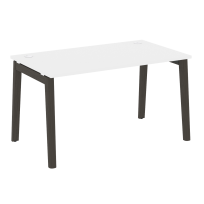 Onix Wood Стол офисный OW.SP-3.8 Дуб мали/Дуб светлый/Белый металл 1380×800×750 Onix Wood Стол офисный OW.SP-3.8 Дуб мали/Дуб светлый/Белый металл 1380×800×750