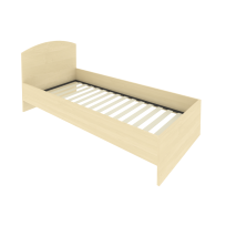 Light Кровать с ортопедическим основанием и изголовьем С-КИ-90 Клён 950x2050x900 Light Кровать с ортопедическим основанием и изголовьем С-КИ-90 Клён 950x2050x900