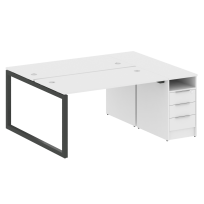 Metal System Quattro Р. ст. с тумбой на О-образном м/к 50БО.РС-СТП-2.3 Акация/Антрацит металл 1812*1475*750 Metal System Quattro Р. ст. с тумбой на О-образном м/к 50БО.РС-СТП-2.3 Акация/Антрацит металл 1812*1475*750