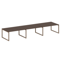 Metal System Quattro Перег. стол (3 столешницы) на О-оразном м/к 50БО.ПРГ-3.4 Акация/Антрацит металл 4800*1235*750 Metal System Quattro Перег. стол (3 столешницы) на О-оразном м/к 50БО.ПРГ-3.4 Акация/Антрацит металл 4800*1235*750