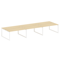 Metal System Quattro Р. ст. на 6 раб. места на О-образном м/к 50БО.СМ-6.4 Акация/Антрацит металл 4800*1475*750 Metal System Quattro Р. ст. на 6 раб. места на О-образном м/к 50БО.СМ-6.4 Акация/Антрацит металл 4800*1475*750