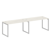 Metal System Quattro Р. ст. на 2 раб. места на О-образном м/к 40БО.СМ-2.3 Акация/Антрацит металл 2800*720*750 Metal System Quattro Р. ст. на 2 раб. места на О-образном м/к 40БО.СМ-2.3 Акация/Антрацит металл 2800*720*750