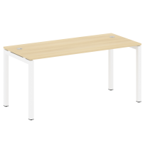 Metal System Quattro Стол офисный на П-образном м/к 50БП.СП-4 Вяз/Мокко металл 1600×720×750 Metal System Quattro Стол офисный на П-образном м/к 50БП.СП-4 Вяз/Мокко металл 1600×720×750