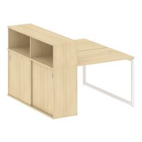 Metal System Quattro Р. ст. с шкафом-купе на О-образном м/к 40БО.РС-СШК-2.1 Т Акация/Антрацит металл 1410*1475*1098 Metal System Quattro Р. ст. с шкафом-купе на О-образном м/к 40БО.РС-СШК-2.1 Т Акация/Антрацит металл 1410*1475*1098