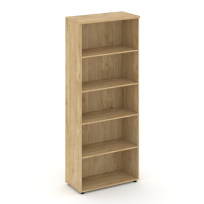 Стеллаж высокий широкий Style Project / SN.STS-100 Белый – Тиквуд Светлый / 796×400×1982 Стеллаж высокий широкий Style Project / SN.STS-100 Белый – Тиквуд Светлый / 796×400×1982