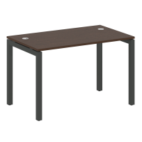 Metal System Quattro Стол офисный на П-образном м/к 50БП.СП-2 Вяз/Мокко металл 1200×720×750