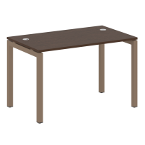 Metal System Quattro Стол офисный на П-образном м/к 50БП.СП-2 Вяз/Мокко металл 1200×720×750 Metal System Quattro Стол офисный на П-образном м/к 50БП.СП-2 Вяз/Мокко металл 1200×720×750