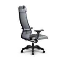 Кресло для руководителя Метта L 1m 40M/2D_17831_Кожа перфорированная NewLeather – Черный