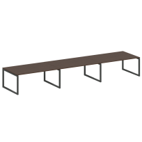 Metal System Quattro Перег. стол (3 столешницы) на О-оразном м/к 50БО.ПРГ-3.5 Акация/Антрацит металл 5400*1235*750 Metal System Quattro Перег. стол (3 столешницы) на О-оразном м/к 50БО.ПРГ-3.5 Акация/Антрацит металл 5400*1235*750