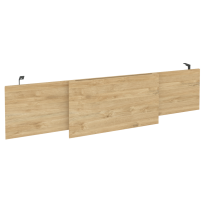 Onix Direct Царга стола руководителя O.M-CSR-6 Дуб мали/Белый металл 1740×450×54 Onix Direct Царга стола руководителя O.M-CSR-6 Дуб мали/Белый металл 1740×450×54