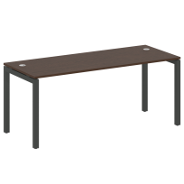 Metal System Quattro Стол офисный на П-образном м/к 50БП.СП-5 Вяз/Мокко металл 1800×720×750