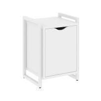 Loft Тумба на регулируемых опорах с распашным фасадом VR.L-T2.O Тиквуд тёмный/Чёрный металл 500×460×719 Loft Тумба на регулируемых опорах с распашным фасадом VR.L-T2.O Тиквуд тёмный/Чёрный металл 500×460×719