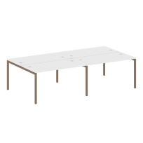 Metal System Quattro Р. ст. на 4 раб. места на П-образном м/к 40БП.СМ-4.3 Акация/Антрацит металл 2800*1475*750 Metal System Quattro Р. ст. на 4 раб. места на П-образном м/к 40БП.СМ-4.3 Акация/Антрацит металл 2800*1475*750