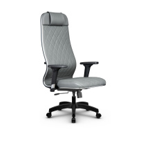 Кресло для руководителя Метта L 1m 40M/2D_17831_Кожа перфорированная NewLeather – Черный