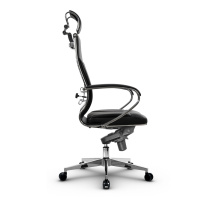 Кресло для руководителя Метта L 2c 46/K_17841_Кожа перфорированная NewLeather - Черный_Кожа перфорированная NewLeather - Черный Кресло для руководителя Метта L 2c 46/K_17841_Кожа перфорированная NewLeather - Черный_Кожа перфорированная NewLeather - Черный
