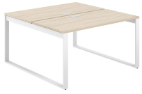 Стол-бенч с лючком Allegro / 1400×1238×750 / Профиль О-образный: 70×20 Белый / Столешница: Белый / AG.132.WH.L.72.WH Стол-бенч с лючком Allegro / 1400×1238×750 / Профиль О-образный: 70×20 Белый / Столешница: Белый / AG.132.WH.L.72.WH