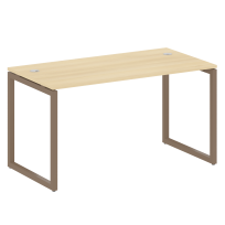 Metal System Quattro Стол офисный на О-образном м/к 40БО.СП-3 Вяз/Мокко металл 1400×720×750 Metal System Quattro Стол офисный на О-образном м/к 40БО.СП-3 Вяз/Мокко металл 1400×720×750