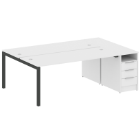 Metal System Quattro Р. ст. с тумбой на П-образном м/к 50БП.РС-СТП-2.5 Акация/Антрацит металл 2212*1475*750 Metal System Quattro Р. ст. с тумбой на П-образном м/к 50БП.РС-СТП-2.5 Акация/Антрацит металл 2212*1475*750