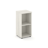 Стеллаж низкий узкий Style Project / SN.STU-300 Белый – Тиквуд Светлый / 400×400×833 Стеллаж низкий узкий Style Project / SN.STU-300 Белый – Тиквуд Светлый / 400×400×833