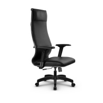 Кресло для руководителя Метта L 1c 42/4D_17831 Кожа перфорированная NewLeather – Черный Кресло для руководителя Метта L 1c 42/4D_17831 Кожа перфорированная NewLeather – Черный