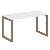 Metal System Quattro Стол офисный на О-образном м/к 50БО.СП-3 Вяз/Мокко металл 1400×720×750 Metal System Quattro Стол офисный на О-образном м/к 50БО.СП-3 Вяз/Мокко металл 1400×720×750