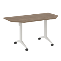 X-Pull Стол складной мобильный X.M-7.T1 Тиквуд тёмный/Белый металл 1440×720×753 X-Pull Стол складной мобильный X.M-7.T1 Тиквуд тёмный/Белый металл 1440×720×753