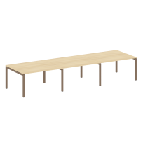Metal System Quattro Перег. стол (3 столешницы) на П-оразном м/к 50БП.ПРГ-3.3 Акация/Антрацит металл 4200*1235*750 Metal System Quattro Перег. стол (3 столешницы) на П-оразном м/к 50БП.ПРГ-3.3 Акация/Антрацит металл 4200*1235*750