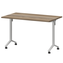 Стол мобильный складной Моби МБ25-120.70 Таксония/Белый Стол мобильный складной Моби МБ25-120.70 Таксония/Белый