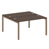 Metal System Quattro Р. ст. на П-образном м/к 50БП.РАС-СП-2.3 Акация/Антрацит металл 1400*1475*750