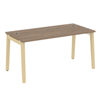 Onix Wood Direct Стол руководителя OW.SRR-4.8 Белый бриллиант/Дуб светлый/Белый металл 1580*800*750 Onix Wood Direct Стол руководителя OW.SRR-4.8 Белый бриллиант/Дуб светлый/Белый металл 1580*800*750