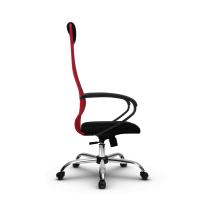 Кресло для руководителя Metta SU-BP-8 (SU-BK130-8) CH / Красный – Красный